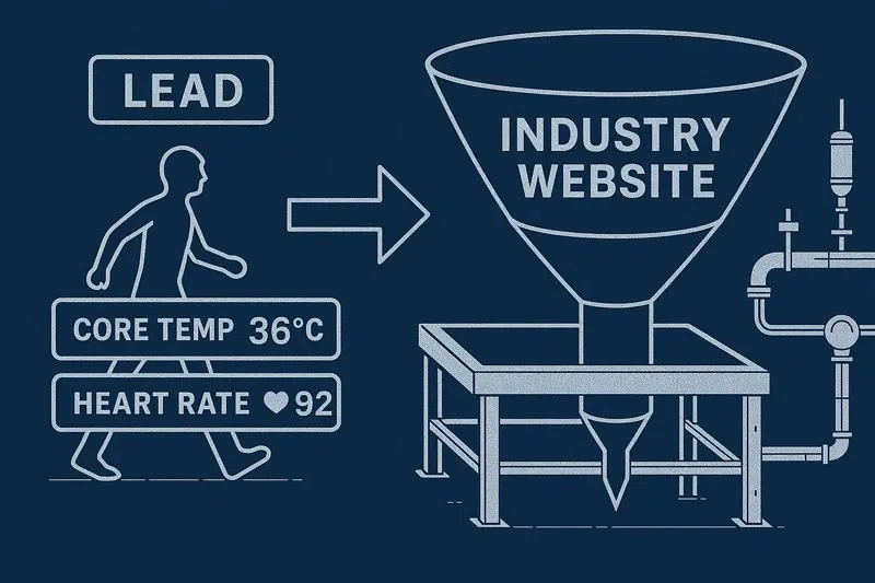 Leadgenerierung für Industrie-Websites
